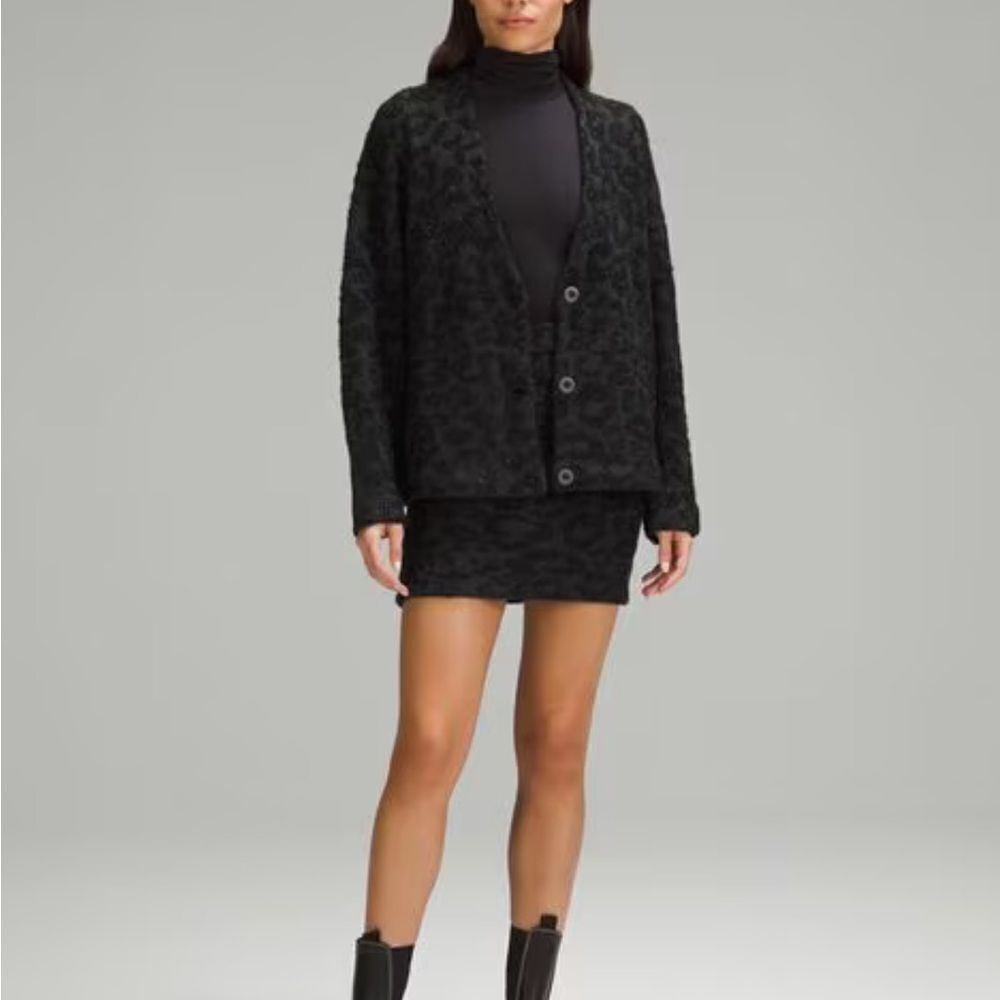 lululemon athletica Black Cozy Cardigan